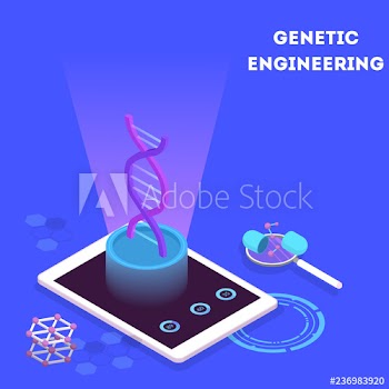Genetic engineering concept