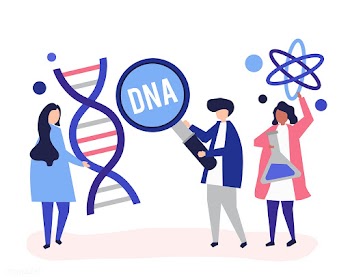 Genetic Scientists conducting research and ex.. | Free stock vector - 478326