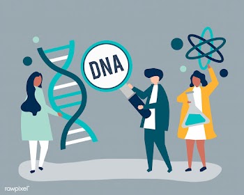 Genetic Scientists conducting research and ex.. | Free stock vector - 480283