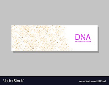 Genetics testing science dna double spiral vector image