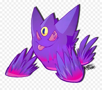 Gengar Cat Character Image Horse - cat 