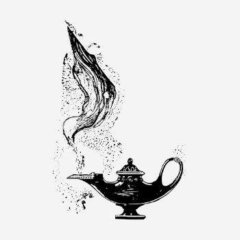 Genie lamp hand drawn illustration. | Free Photo - rawpixel