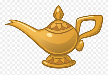 Genie Mr Peabody S By Mead On - Disney Aladdin Lamp Png Clipart ...