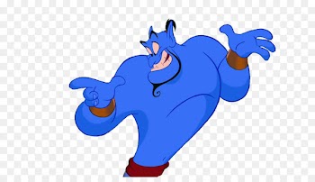 Free: Genie, Princess Jasmine, Aladdin, Blue, Cartoon PNG - nohat.cc