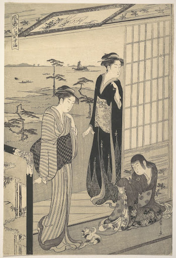 Genji in Exile at Suma, | Free Photo - rawpixel