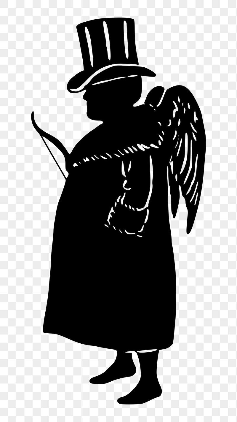 Gentleman angel png sticker illustration, | Free PNG - rawpixel