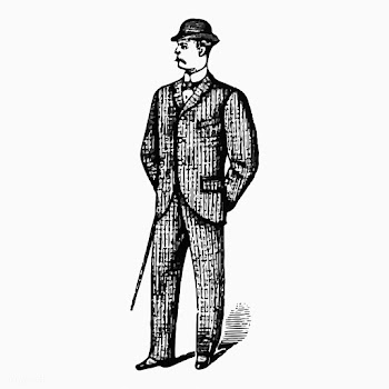Gentleman fashion from the past | Free stock vector - 573378