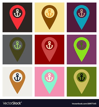Geolocation bar sign map gps navigator mobile vector image