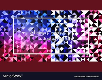 Geometric abstract background vector image