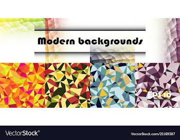 Geometric abstract background vector image
