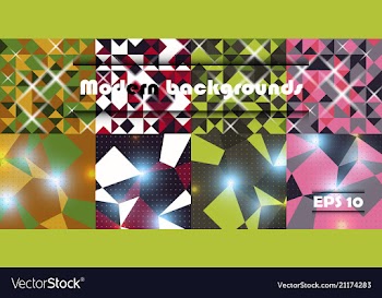 Geometric abstract background vector image