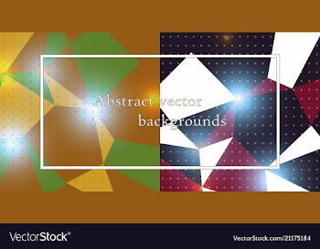 Geometric abstract background vector image