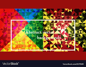 Geometric abstract background vector image