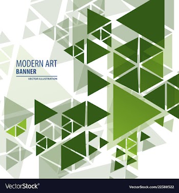 Geometric abstract background with liquid dynamic vector image