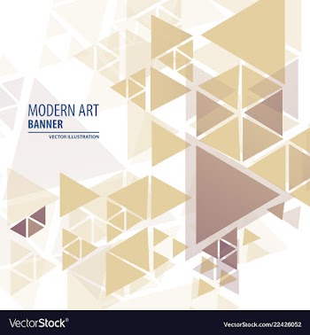 Geometric abstract background with liquid dynamic vector image