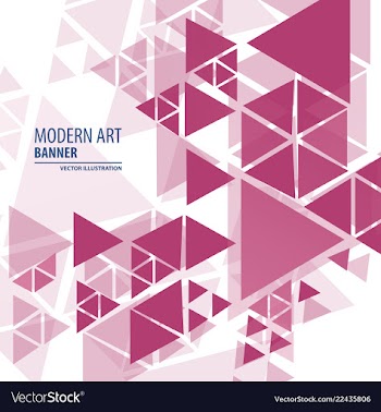 Geometric abstract background with liquid dynamic vector image