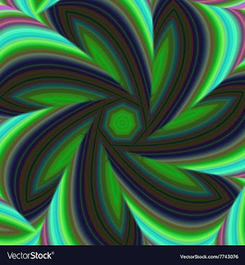 Geometric abstract fractal design background vector image