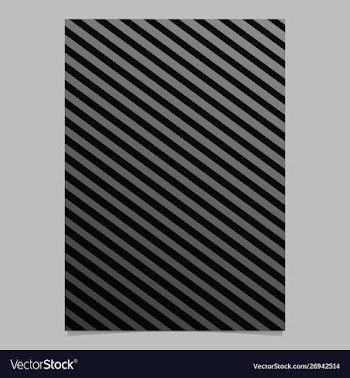 Geometric abstract gradient stripe flyer template vector image