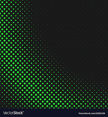 Geometric abstract halftone diagonal square vector image