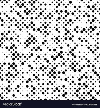 Geometric abstract halftone dot pattern vector image