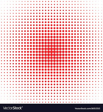 Geometric abstract halftone dot pattern vector image