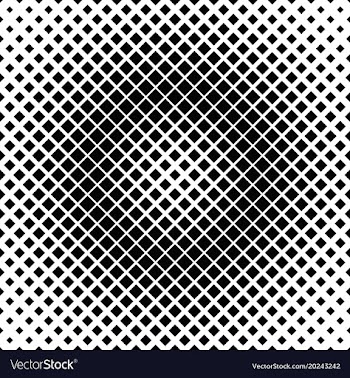 Geometric abstract halftone square pattern vector image