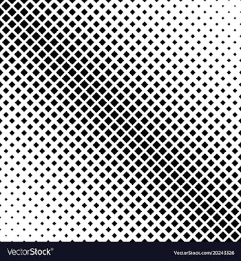 Geometric abstract halftone square pattern vector image