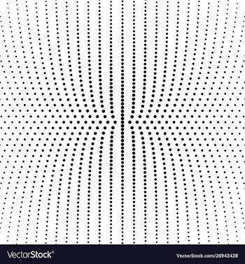 Geometric abstract round circle pattern vector image