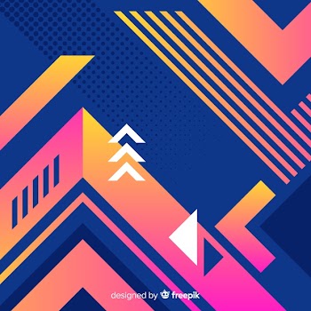 Geometric background Free Vector