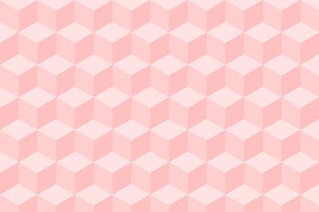 Geometric background in pink cube patterns | Free stock illustration | High Resolution graphic
