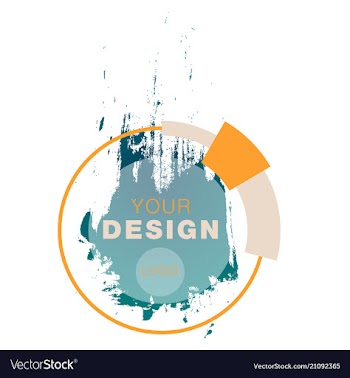 Geometric background template for covers flyers vector image