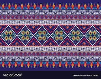 geometric background with sacral tribal
