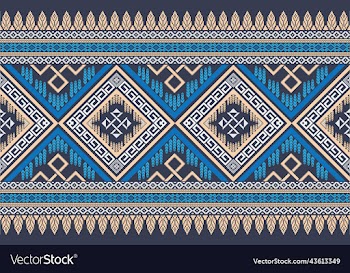geometric background with sacral tribal