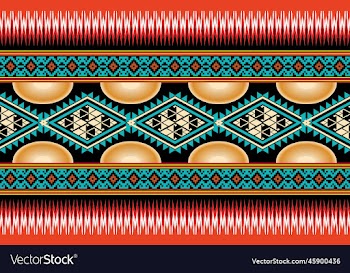 geometric background with sacral tribal