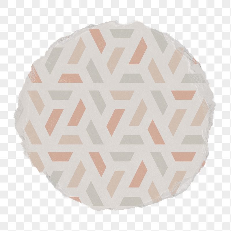 Geometric badge png, abstract pattern | Free PNG - rawpixel