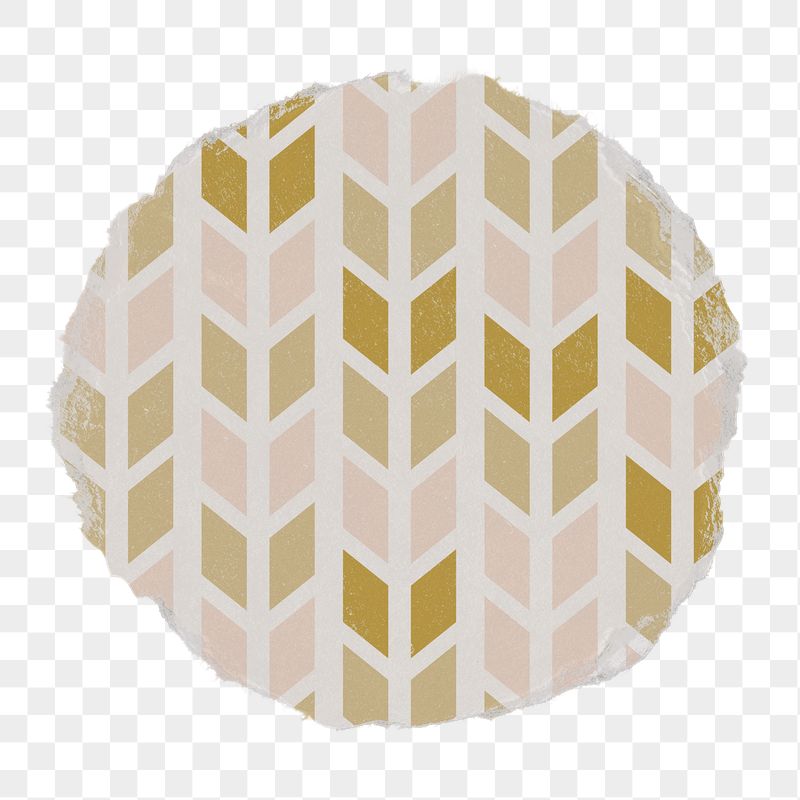 Geometric badge png, arrow pattern | Free PNG - rawpixel