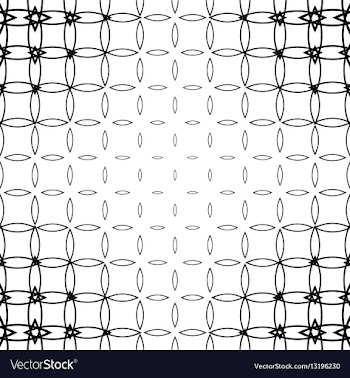 Geometric black and white pattern background vector image