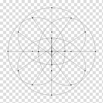 GEOMETRIC, black circle line artwork transparent background PNG clipart