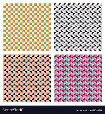 Geometric bright multi colored background vector image