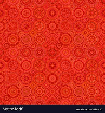 Geometric circle mosaic pattern background vector image