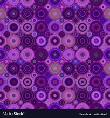 Geometric circle mosaic pattern background vector image