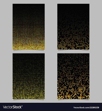 Geometric circle pattern background brochure vector image