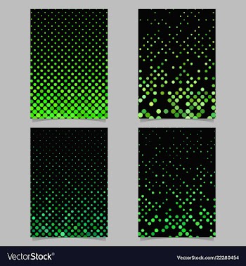 Geometric circle pattern background brochure vector image