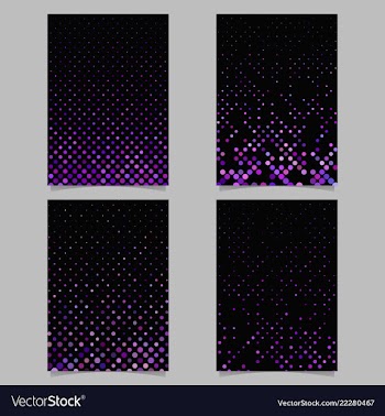 Geometric circle pattern background brochure vector image