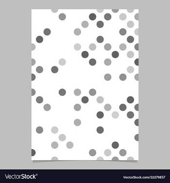 Geometric circle pattern background page template vector image