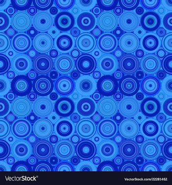 Geometric circle pattern background - repeatable vector image