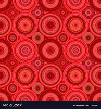 Geometric circle pattern background - repeatable vector image