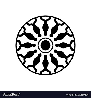 geometric circular ball pattern