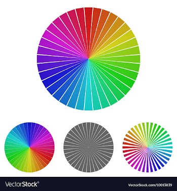 Geometric Circular Logo Set vector image