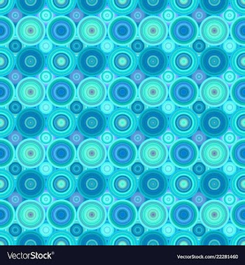 Geometric concentric circle pattern background vector image